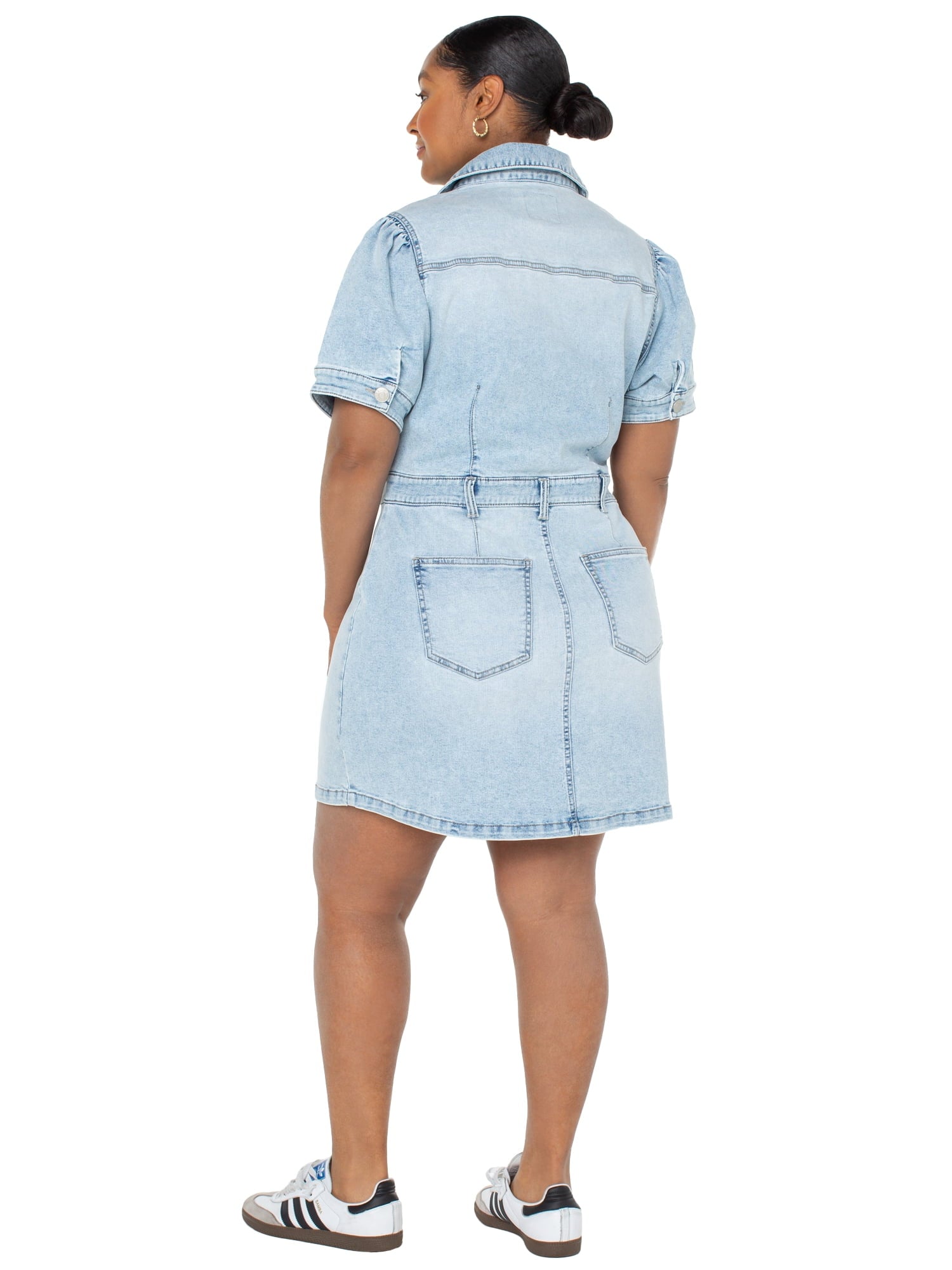 Celebrity Pink Juniors Button up Dress, Women's and Women's Plus