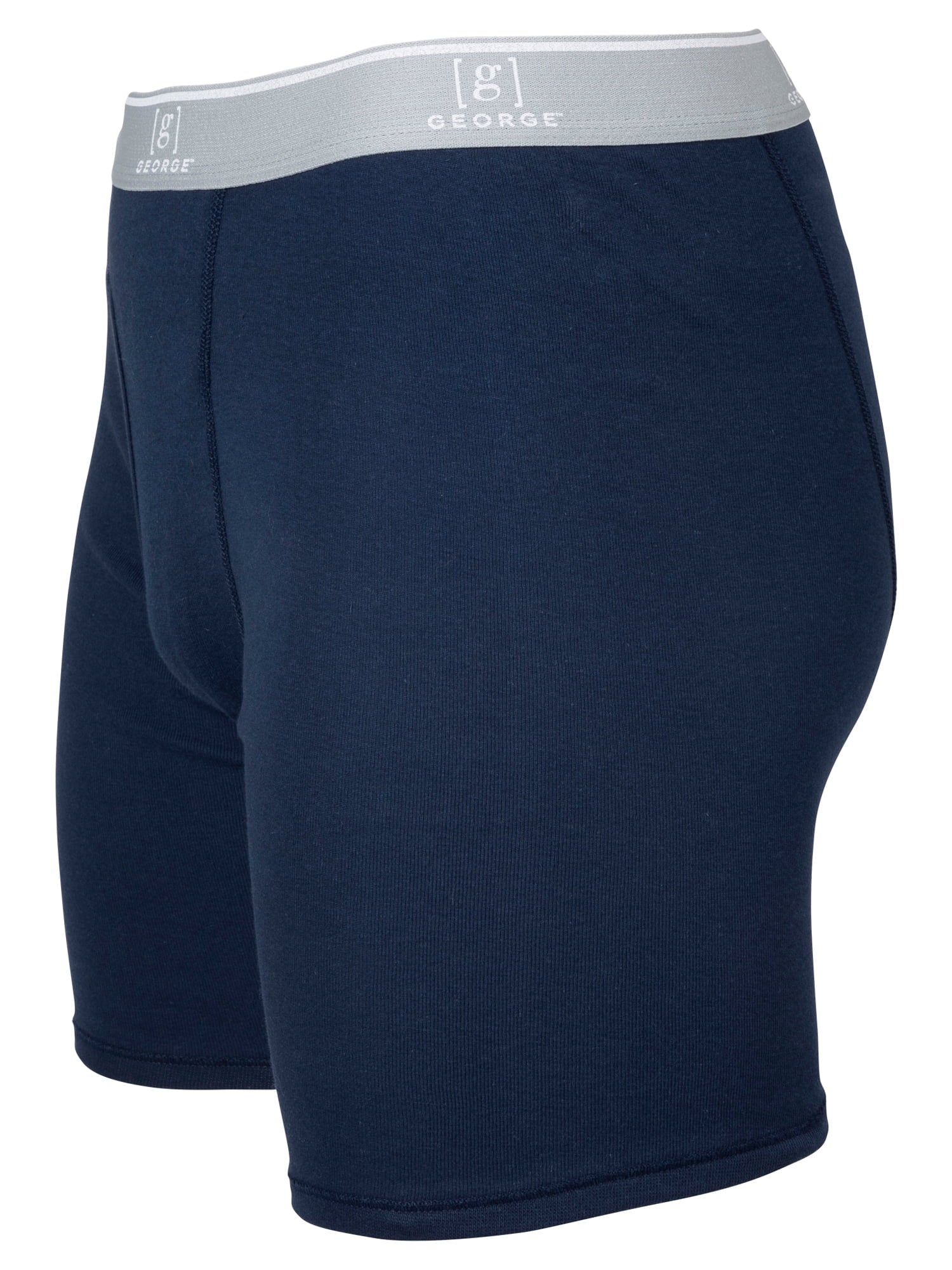 George Men's Regular Length Boxer Briefs, Assorted Colors, 6-Pack, Sizes S-3XL