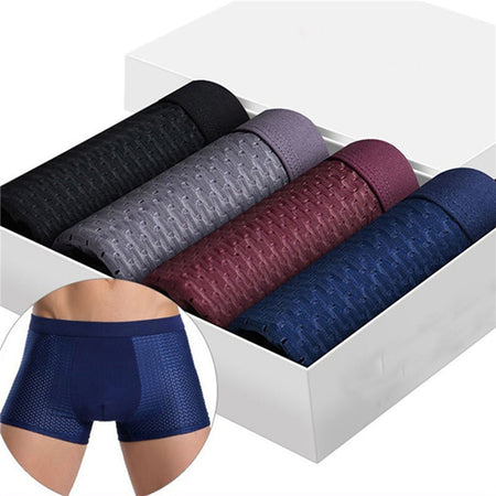 BoxHero™ - Pack of 6 Bamboo Fiber Boxer Briefs - Buy 3, get 3